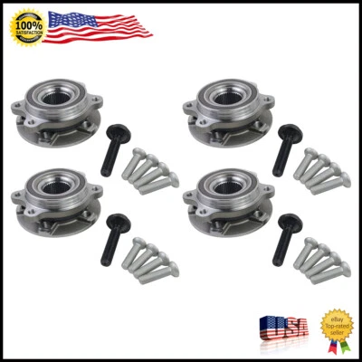 Front & Rear Wheel Hub Bearing Kit Fits Audi A4 A6 A8 Q5 S6 S7 B8 4G 2009-2018 - Image 1 of 4