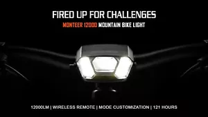 Magicshine Monteer 12000 Bike Light 12000 Lumens 360 Throw USB-C Charge IPX6 - Picture 1 of 14