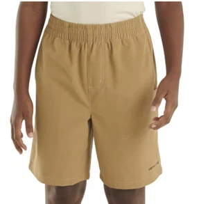 C94 Carhartt Boys’ Rugged Flex Ripstop Work Shorts – Dark Khaki – Large BNWT - Picture 1 of 3