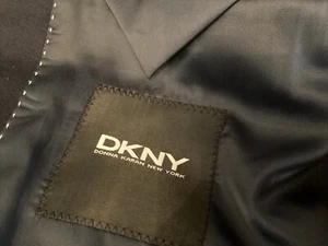 DKNY Mens Blazer Jacket UK 40 Blue - Picture 1 of 8