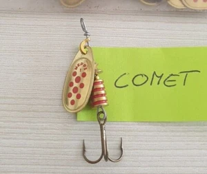 CUCCHIAINO MEPPS COMET GOLD / RED POINT MIS.1 GR 3 ORIGINAL MADE IN FRANCE - Foto 1 di 2