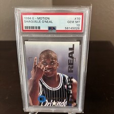 SHAQUILLE O'NEAL 1994 EMOTION (E-MOTION) PSA 10