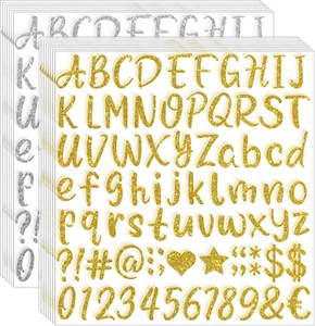 1215Pcs Letter Stickers 15 Sheets Alphabet Stickers Vinyl 1 Inch Stick on Letter - Picture 1 of 8