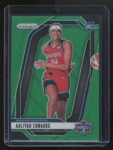 Aaliyah Edwards 2024 Prizm WNBA Green Prizm Image Variation Rookie Card #142 - Picture 1 of 2