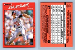 Kirk McCaskill - Angels #170 Donruss 1990 Baseball Trading Card - Picture 1 of 1