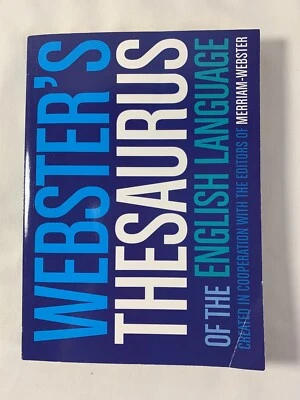 Webster thesaurus Of The English Language / dictionary Merriam Webster Bendon - Image 1 of 4