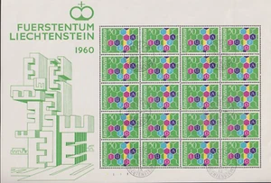Liechtenstein: 1960 Mini-Sheets - Europa (MF355) Used L.684 (346/s79) - Picture 1 of 1