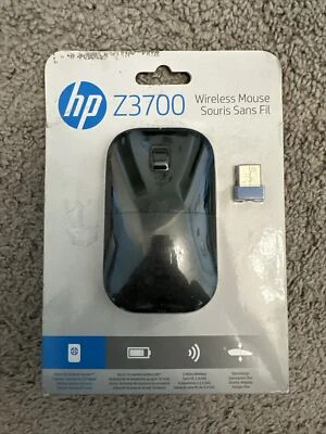 HP Z3700 Wireless Computer Mouse with USB Dongle Black - Image 1 of 2