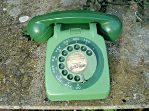 GPO TELEPHONE. VINTAGE. ORIGINAL WIRING