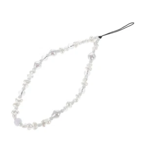 Mobile Phone Lanyard Jewelry Pearl Beaded Charms Hanging Lanyards - Zdjęcie 1 z 10