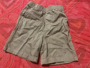 Vintage 2000’s Kidgets Boys Brown Khaki Casual Summer Park Camp Shorts. Size 4T  - Picture 1 of 13
