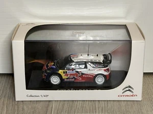 1:43 Scale Norev Citroen DS3 WRC Rallye De France 2012 Loeb Elena Boxed - Picture 1 of 6