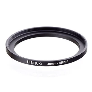 49mm to 55mm 49-55 49-55mm49mm-55mm Stepping Step Up Filter Ring Adapter - Picture 1 of 3