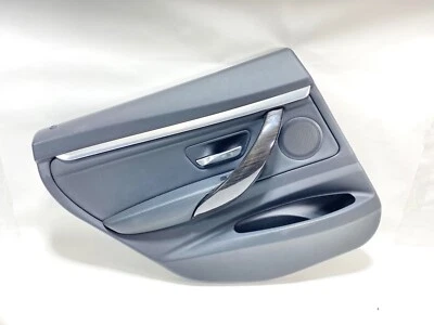 14-16 BMW 328i GT F34 REAR LEFT DRIVER SIDE DOOR INTERIOR COVER PANEL TRIM OEM - Image 1 of 4