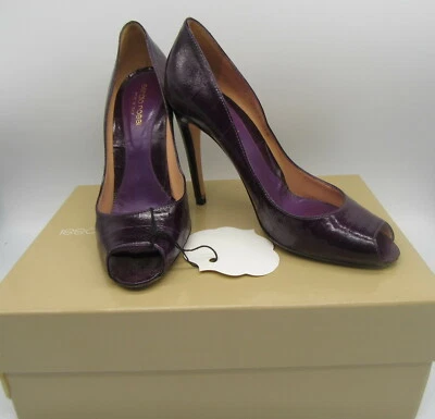 Zapatos de salón Sergio Rossi $495 de cuero con puntera abierta talla 37 Foto 1 de 4