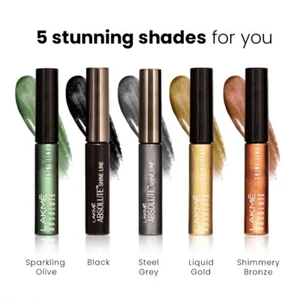 LAKMÉ Absolute Shine Liquid Eyeliner, Long Lasting Shimmery Liner, 4.5 ml - Picture 1 of 19