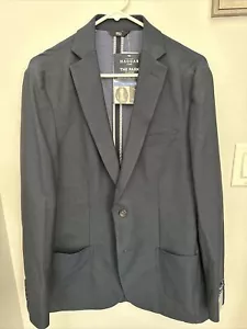 NEU Haggar H26 The Park Blazer Tailored Fit Anzugjacke dunkelmarine Größe L - Bild 1 von 4