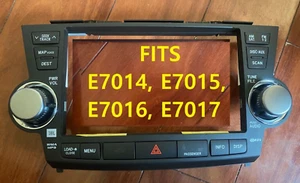 NEW E7014 E7015 E7016 TOYOTA HIGHLANDER JBL NAV RADIO FACEPLATE CONTROL PANEL - Picture 1 of 10
