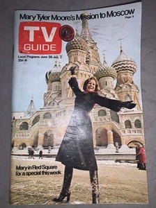 TV Guide June 26-July 2 1976 Mary Tyler Moore-In Moscow New York Edition - Picture 1 of 3