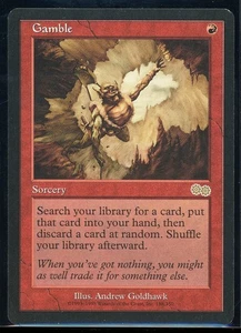 MTG Magic the Gathering Gamble (188/356) Urza's Saga LP - Picture 1 of 2