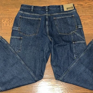 Duluth Trading Co. Rugged Carpenter Heavy Denim Work Jeans Mens 36 x 32 (31”) - Imagen 1 de 9
