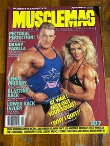 MUSCLEMAG #107 bodybuilding muscle magazine DORIAN YATES 4-91 - Picture 1 of 4