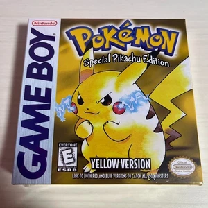 New Sealed Game Boy Pokémon Yellow English Version Pocket Monsters JAPAN - Picture 1 of 3
