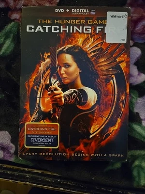 The Hunger Games Catching Fire DVD + Digital UV Jennifer Lawrence 2013 - Image 1 of 2