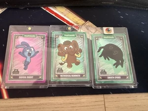 3 Numbered Veefriends Cards - Picture 1 of 2