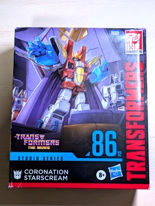 HASBRO TAKARA TOMY TRANSFORMERS CORONATION STARSCREAM STUDIO SERIES 86 THE MOVIE - Foto 1 di 4