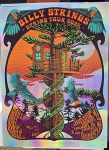 Billy Strings St Augustine 2025 FOIL SPRING TOUR POSTER - Picture 1 of 1