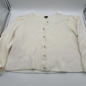 Talbots maglia cardigan maglione con bottoni donna taglia 3X Gannycore minimalista - Foto 1 di 9