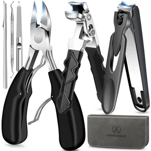 Toenail Clippers for Thick Toenails for Seniors, Angled Head Large Toe Nail C... - Picture 1 of 9