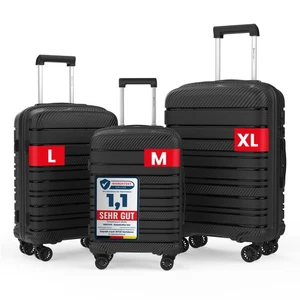 Hartschalenkoffer & Trolley Koffer Reisekoffer Travel Rollkoffer Handgepäck Set - Bild 1 von 33