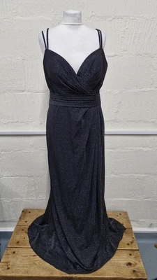 Berketex Emily Fox Black Sparkly Maxi Dress BNWT. Size 16 - Image 1 of 4