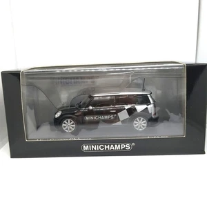 1/43 Minichamps Mini Cooper Clubman 2007 R55 auto pressofusa argento nero - Foto 1 di 6