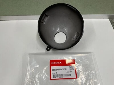 1972-1978 K3-K6 Honda Z50 Z50A Black Headlight Bucket 61301-115-010ZJ - Image 1 of 3