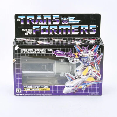 Transformers G1 Triple Changer Octane Decepticon Action Figure Transforming Toys - Image 1 of 4