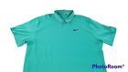 Nike Tiger Woods Collection Tw Men's Polo Golf Shirt Size Xxl Mint Green Dri-Fit