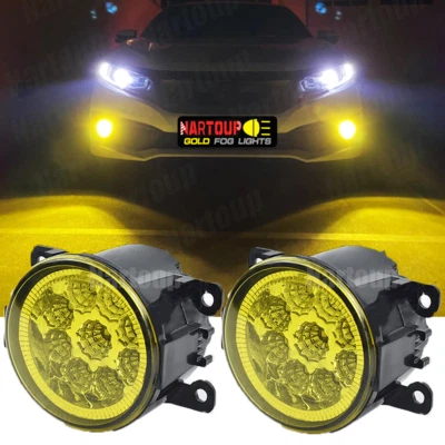 For Mitsubishi Attrage Mirage G4 Sedan 2012-2024 Set Fog Lamps Bumper Lights Foto 1 de 4