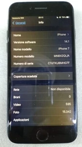 Apple iPhone 7 - 32GB - Nero (Sbloccato) unico proprietario - Foto 1 di 5