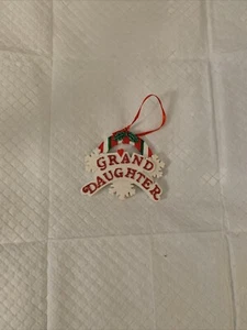 Ceramic Christmas Ornament Grand Daughter - Picture 1 of 2
