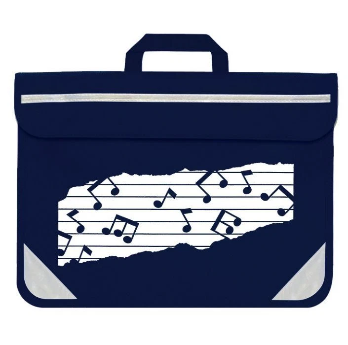 Mapac Music Bag Duo Navy Notes