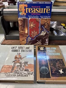 TREASURE HUNTING book lot Lost Treasure Hunting Maps, Metal Detect, Hidden - Picture 1 of 17