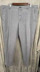 Pantalones chinos de golf Izod para hombre 42x30 grises mezcla de algodón bolsillos de corte ajuste regular - Imagen 1 de 6