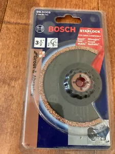 Bosch 3-1/2 x 1/8" Starlock Hartmetallkörnung Mörtel & Schleifschleifklinge - Bild 1 von 2