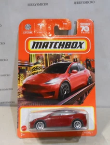 MATCHBOX 70 YEARS, CITY SERIES TESLA MODEL Y IN RED - Picture 1 of 1