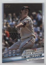 2020 Topps Decades Best Celebration of the Decades /100 Tim Lincecum #DB-TL