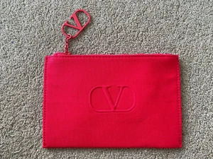 New Authentic Valentino Cosmetic Bag Makeup Bag Case Storage Bag Travel Pouch - Picture 1 of 6