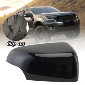 Door Mirror Cover Housing Cap For Ford Everest 2015-2022 Right Side Gloss Black - Picture 1 of 14